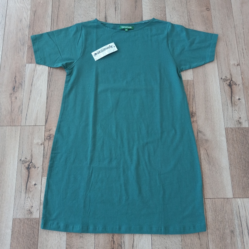 Ayurvastram Cotton T-Shirt Dress